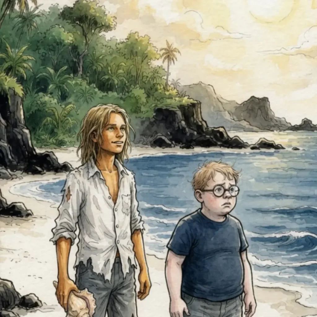 Lord of the Flies by William Golding — simplified reading PDF from ESOLish