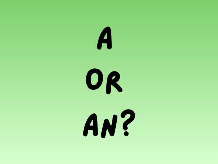 Play A or An English game on Baamboozle (opens in a new tab)