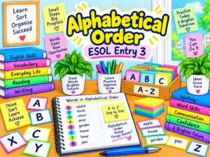 ABC ORDER Alphabetical order learning resource