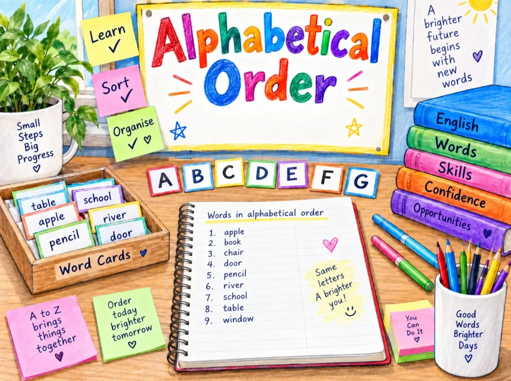 Alphabetical order