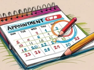 Printable speaking prompts about appointments