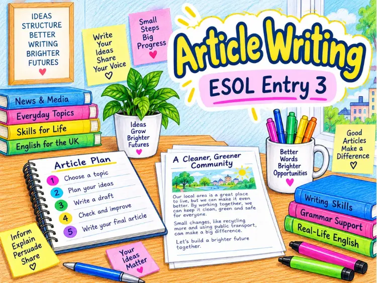 ARTICLE WRITING Entry 3 writing article resource