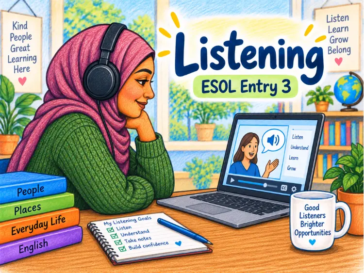 ESOL Entry 3 English course resources