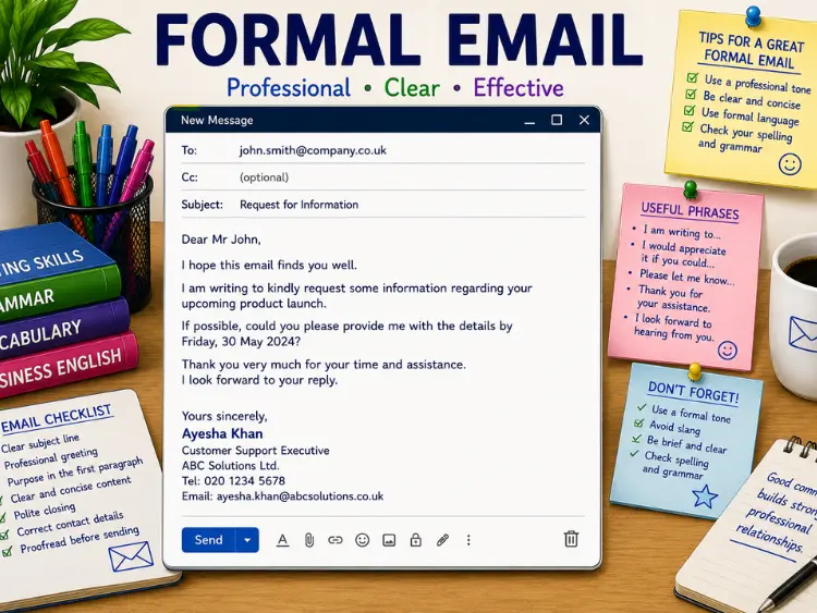 Formal email writing