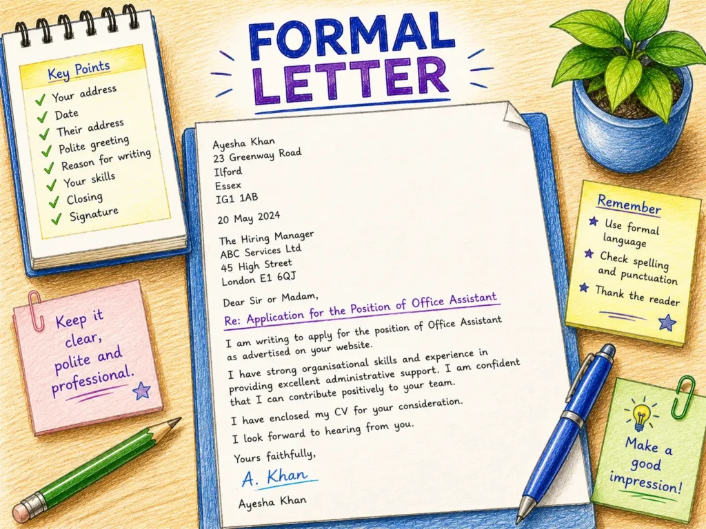 Formal letter writing