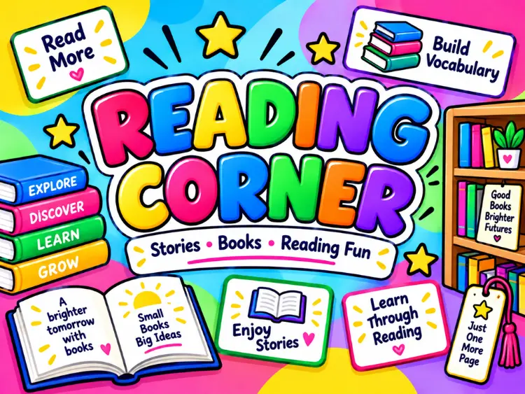 Reading Corner resources for adult English learners
