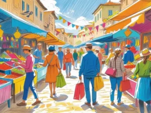 Printable speaking prompts about shopping