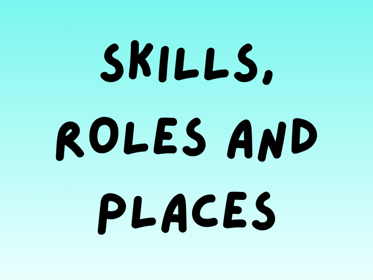 Play Skills, Roles and Places English game on Baamboozle (opens in a new tab)
