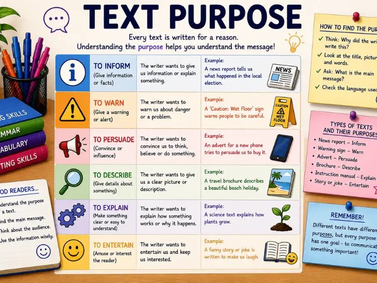Functional Skills English Entry 3 text purpose resources