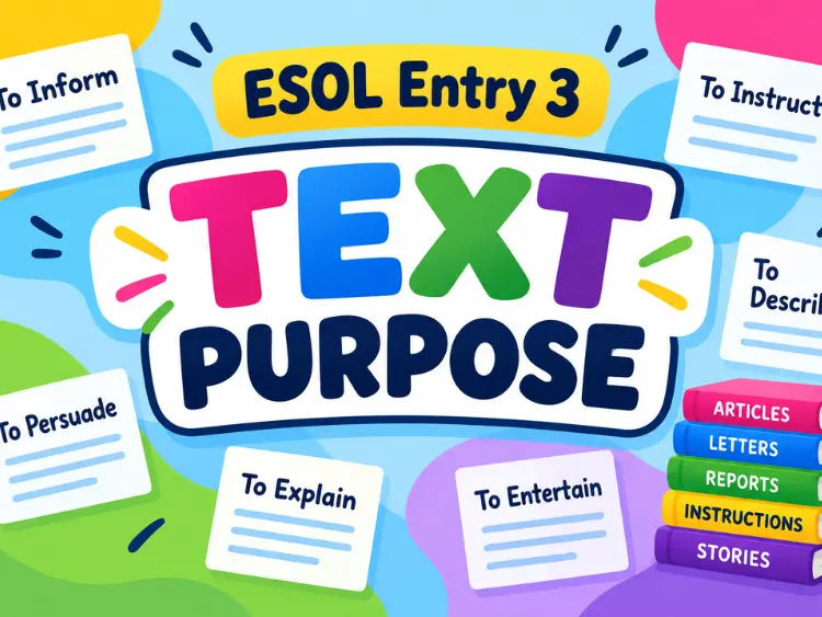 TEXT PURPOSE Entry 3 reading text purpose resource