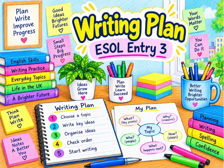 WRITING PLAN Planning and bullet points activity