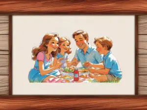Family members picture flashcards