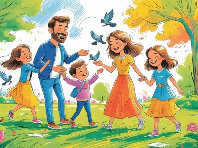 my-family My Family beginner reading activity