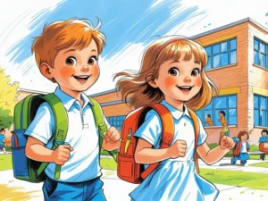 My child and school conversation cards