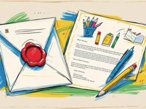 school letters and notices conversation cards