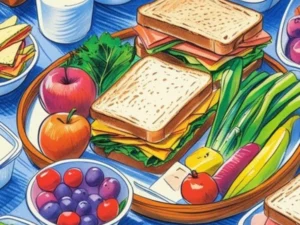 school meals and snacks conversation cards