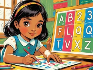 learning numbers and letters conversation cards