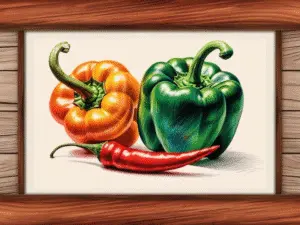 Vegetable vocabulary picture flashcards