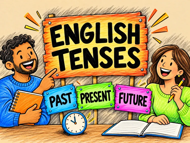 English Tenses: past, present and future
